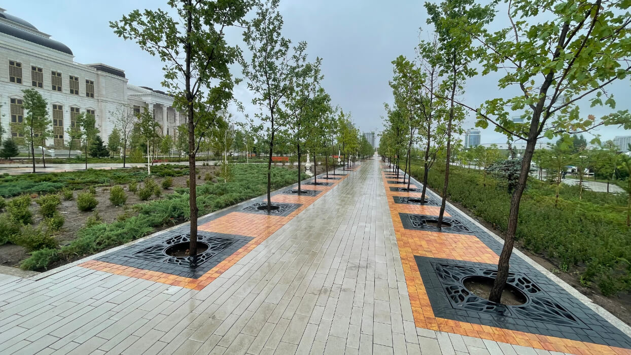 Приствольная решетка для дерева ZKING CRUST 1.2х1.2м Черная в Чите фото