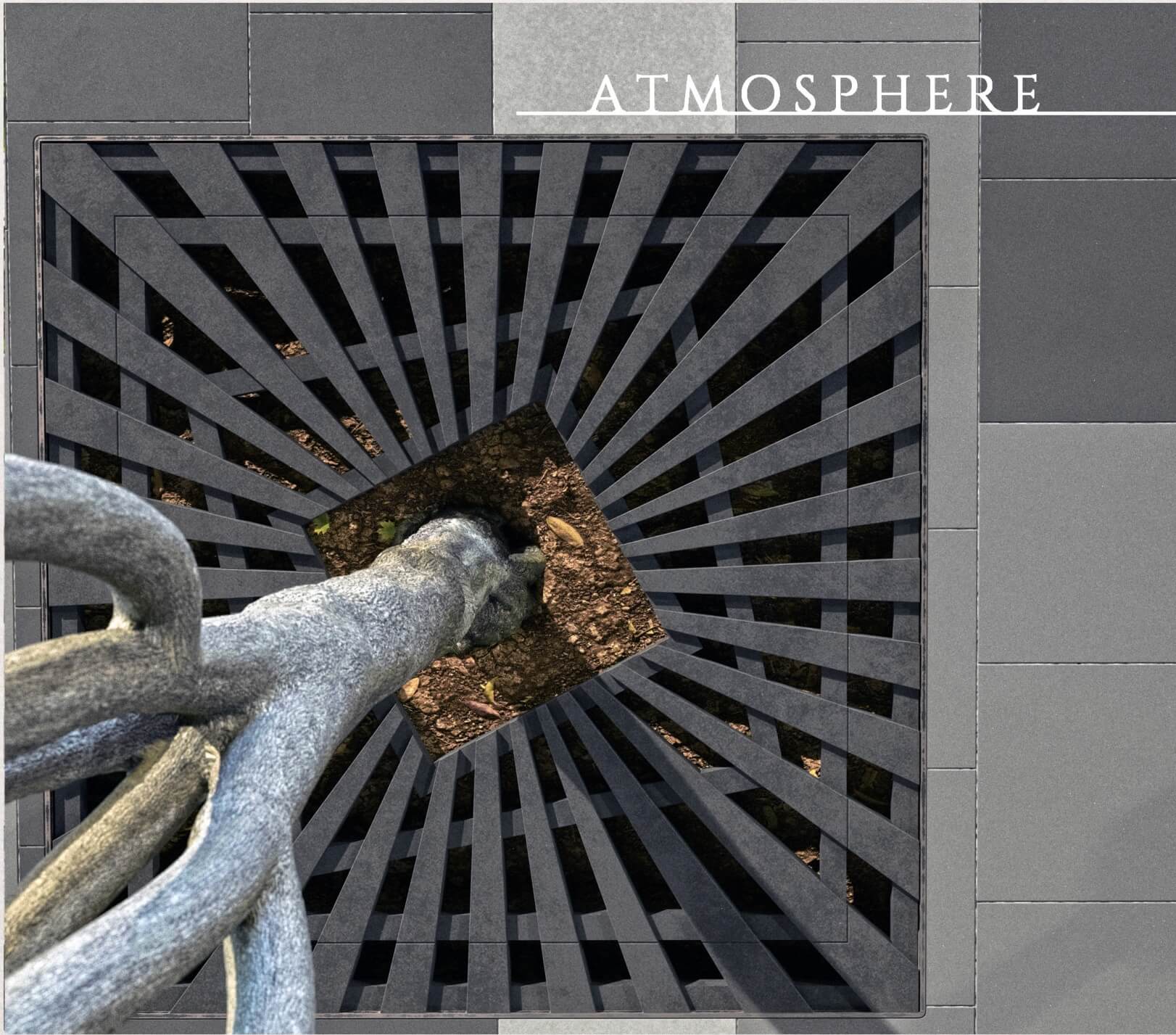 Приствольная решетка для дерева ZKING ATMOSPHERE 1.2х1.2м Черная в Чите фото