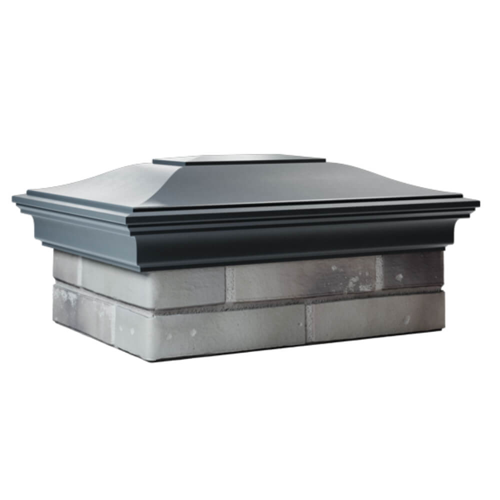 Колпак Zking Монблан Серый на столб 2х1.5 кирпича (515х385мм) в Чите фото