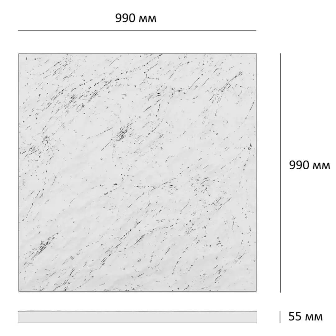 Шаговая плита STONE Светлая Галька 990х990х55мм в Чите фото