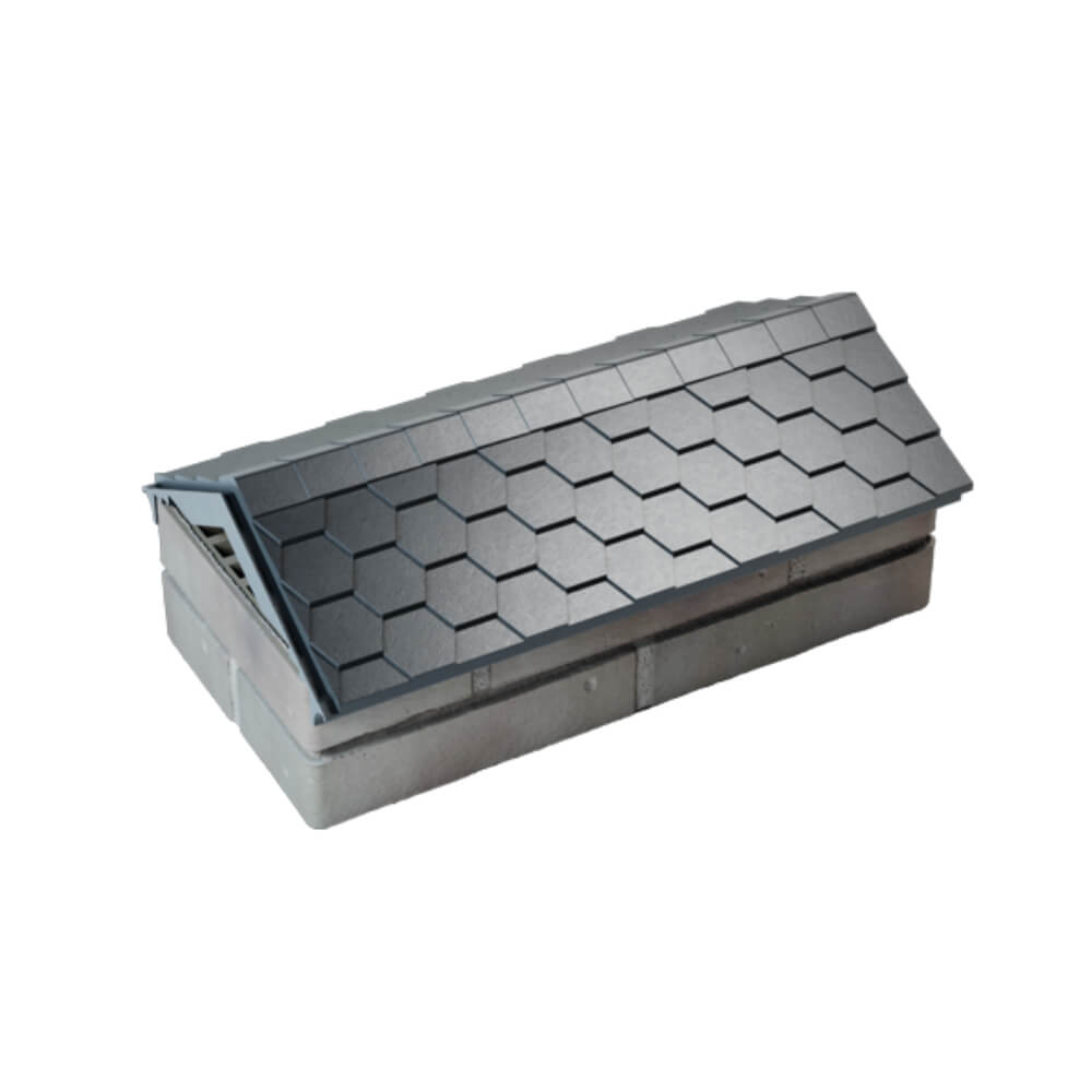 Парапет Zking Эверест Серый с посадкой на 1 кирпич (200/225/255мм) в Чите фото