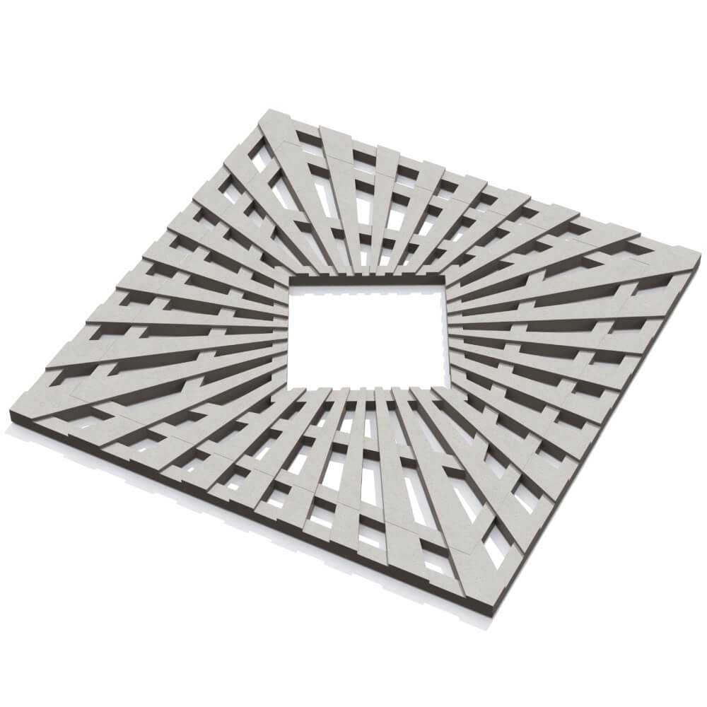 Приствольная решетка для дерева ZKING ATMOSPHERE 1.2х1.2м Бежевая в Чите фото