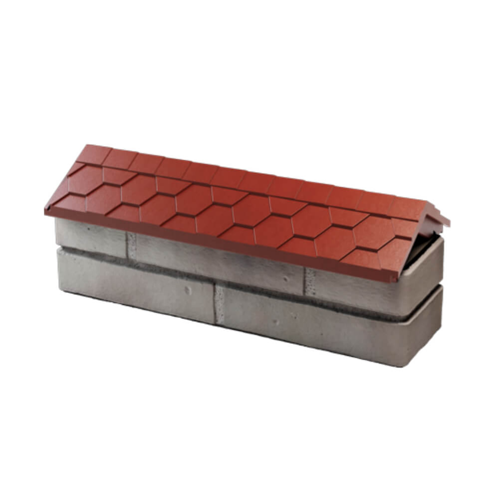 Парапет Zking Эверест Красный с посадкой на 0.5 кирпича (130мм) в Чите фото