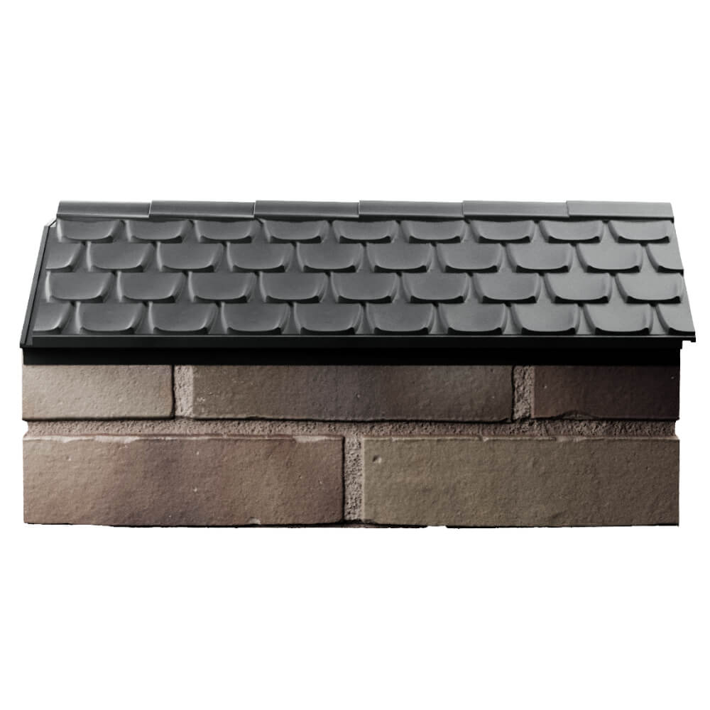 Парапет Zking Эльбрус Серый с посадкой на 1 кирпич (255мм) в Чите фото