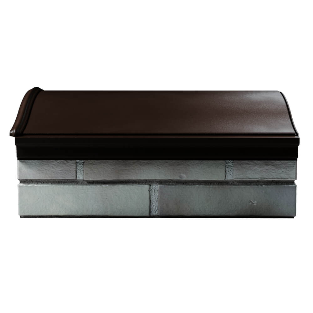 Парапет Zking Монблан Коричневый посадка на 1.5 кирпича (355/385мм) в Чите фото