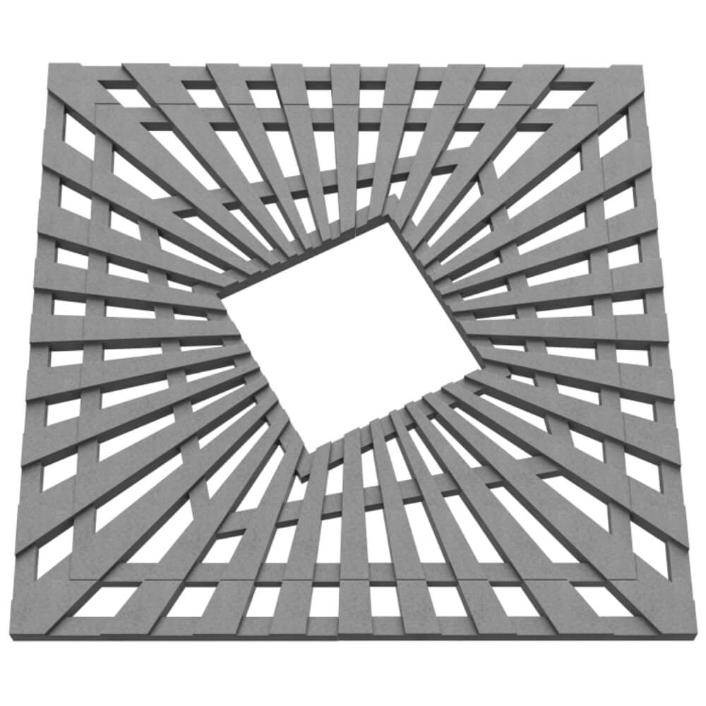 Приствольная решетка для дерева ZKING ATMOSPHERE 1.2х1.2м Серая в Чите фото