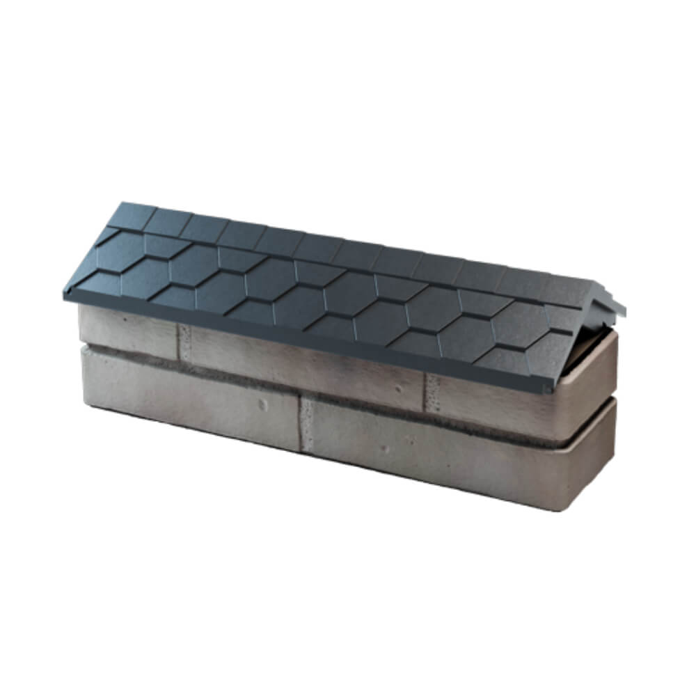 Парапет Zking Эверест Серый с посадкой на 0.5 кирпича (130мм) в Чите фото