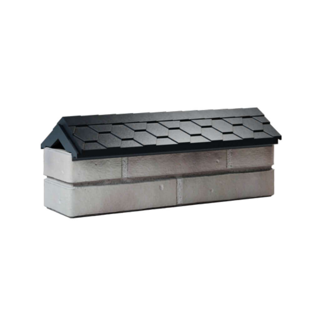 Парапет Zking Эверест Черный с посадкой на 0.5 кирпича (130мм) Чита фото