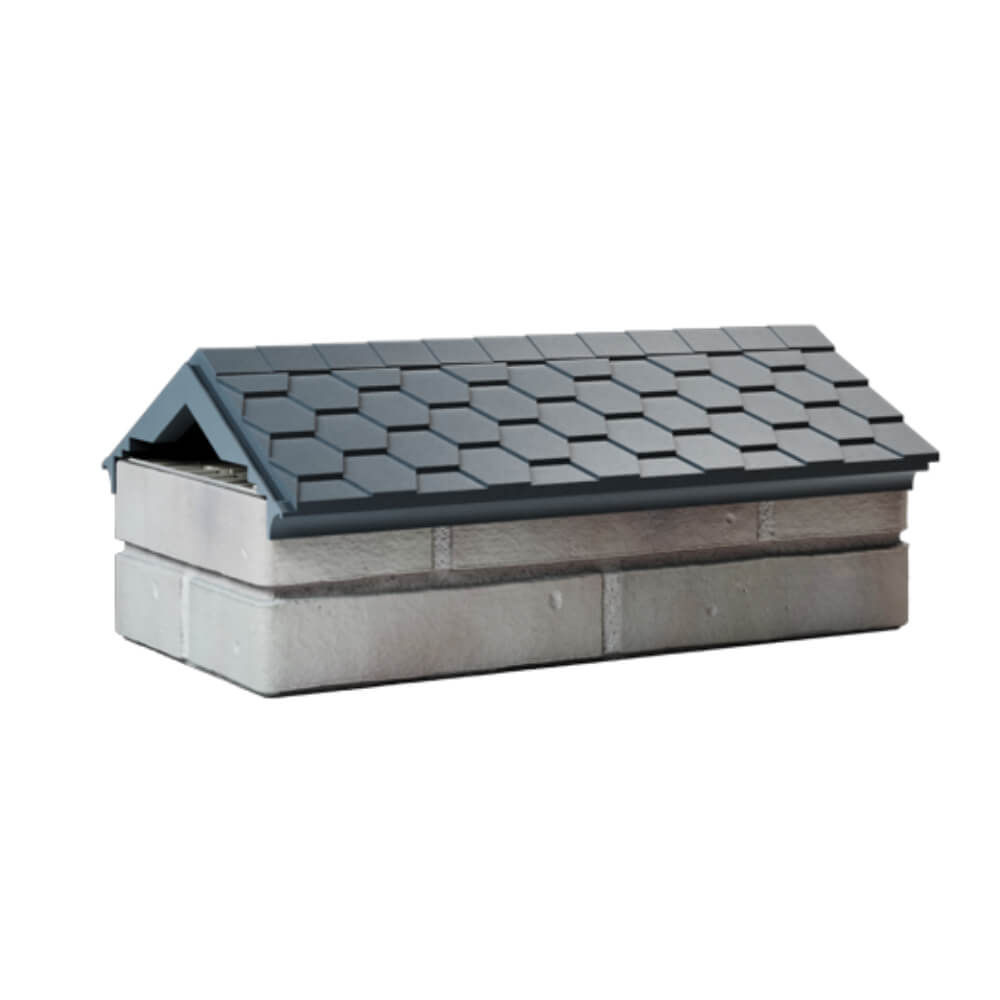 Парапет Zking Эверест Серый с посадкой на 1 кирпич (200/225/255мм) Чита фото