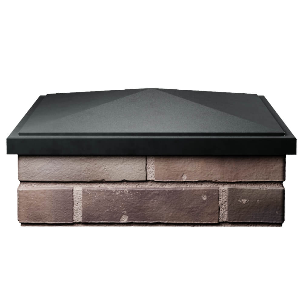 Колпак Zking БонаМоно Черный на столб 2х2 кирпича (515х515, 530х530мм) Чита фото