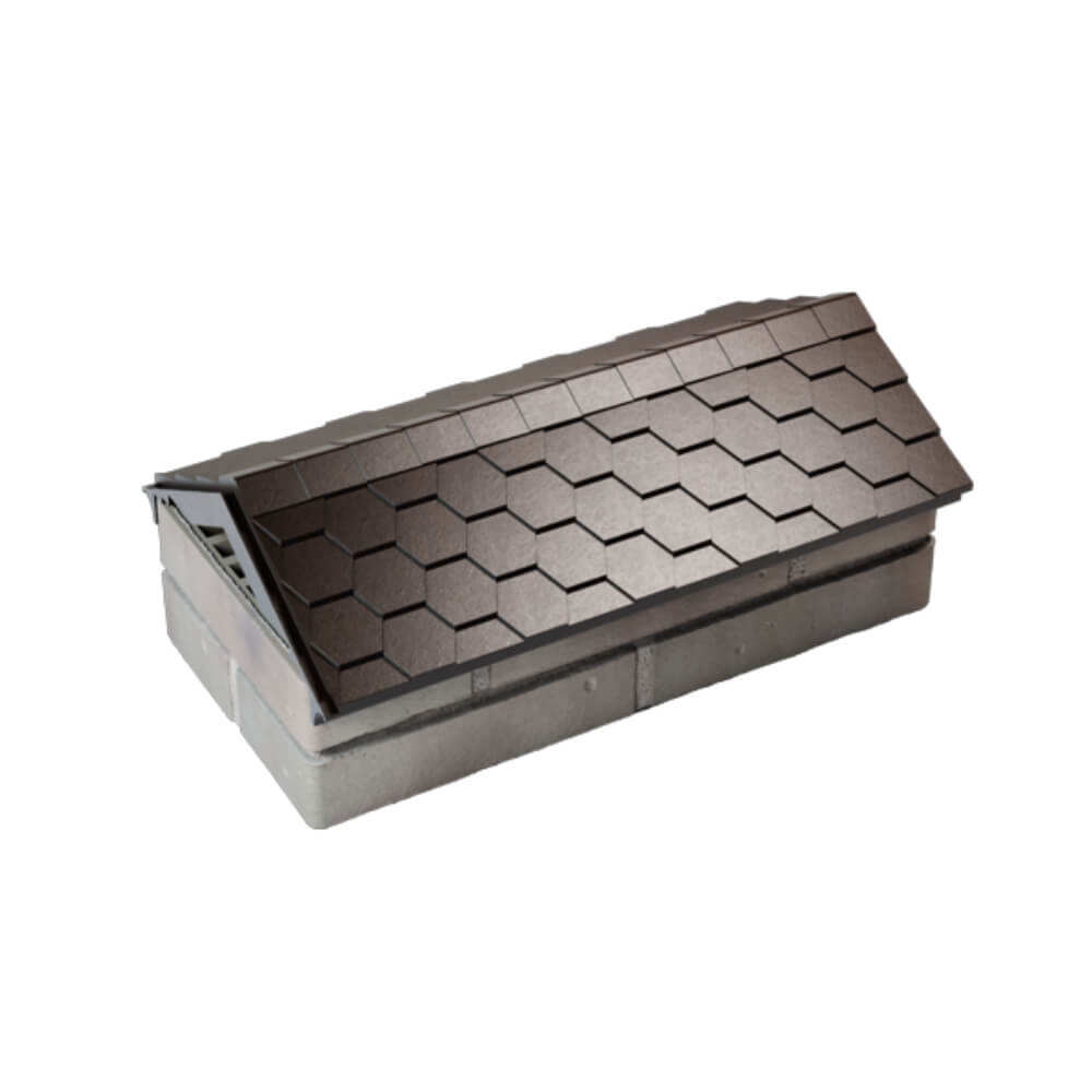 Парапет Zking Эверест Коричневый с посадкой на 1 кирпич (200/225/255мм) в Чите фото