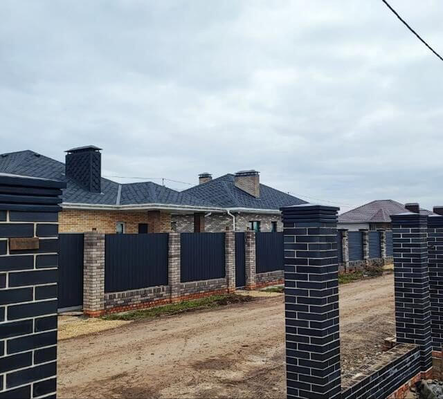 Колпак Zking Бона ХайТек Серый на столб 1.5х1.5 кирпича (385х385мм) в Чите фото