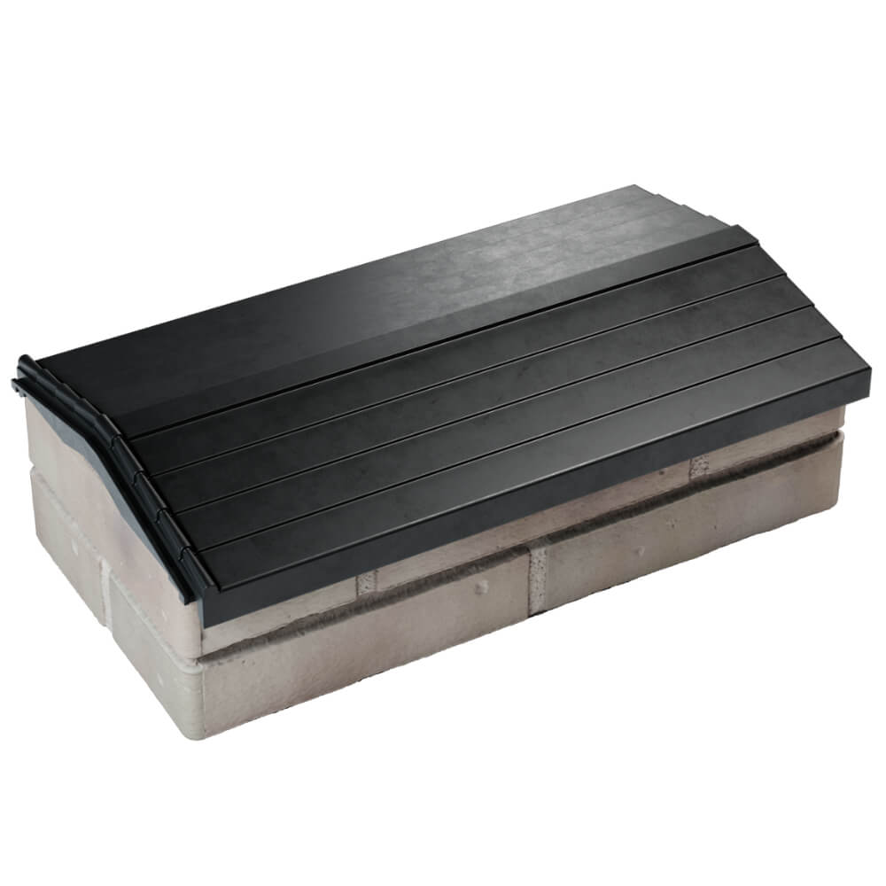 Парапет Zking Бона ХайТек Черный с посадкой на 1 кирпич (200/225/255мм) в Чите фото