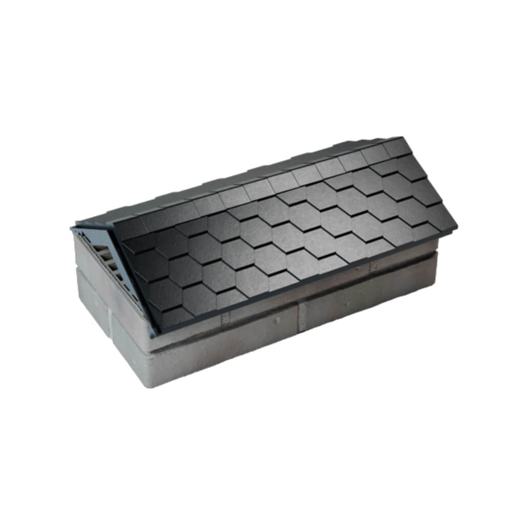 Парапет Zking Эверест Черный с посадкой на 1 кирпич (200/225/255мм) в Чите фото