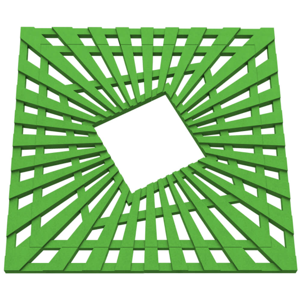 Приствольная решетка для дерева ZKING ATMOSPHERE 1.2х1.2м Зеленая в Чите фото