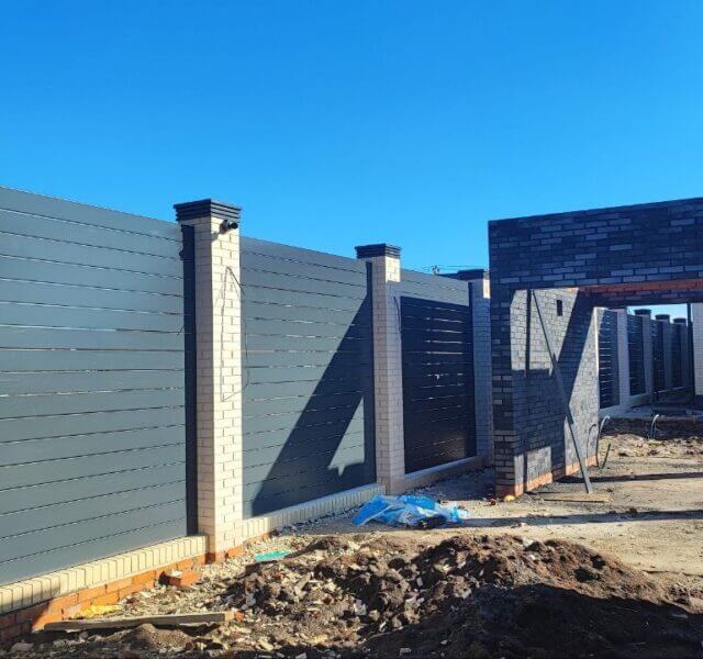 Колпак Zking Бона ХайТек Серый на столб 1.5х1.5 кирпича (385х385мм) в Чите фото