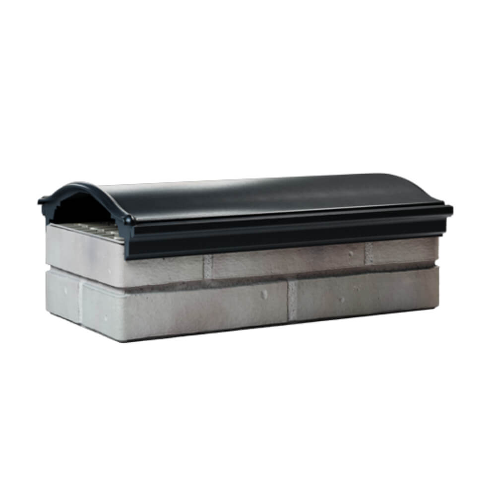 Парапет Zking Монблан Черный посадка на 1 кирпич (200/225/255мм) Чита фото