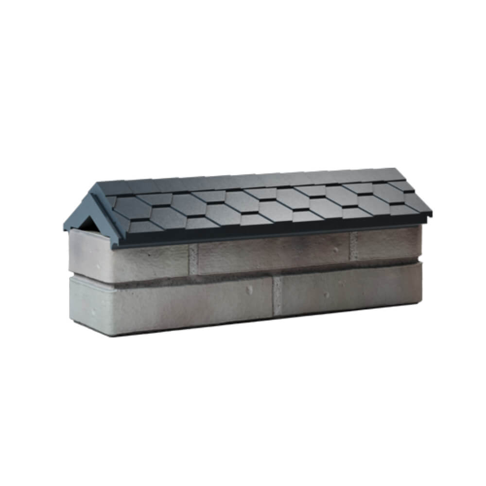 Парапет Zking Эверест Серый с посадкой на 0.5 кирпича (130мм) Чита фото