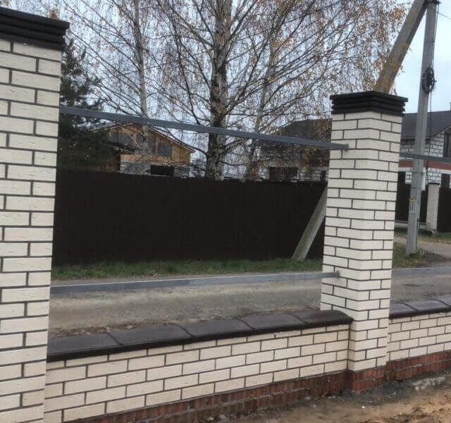 Колпак Zking Бона ХайТек Коричневый на столб 1.5х1.5 кирпича (385х385мм) в Чите фото