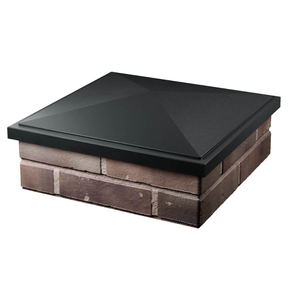 Колпак Zking БонаМоно Черный на столб 2х2 кирпича (515х515, 530х530мм) в Чите фото