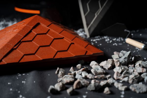 Колпак Zking Эверест Красный на столб 1.5х1.5 кирпича (390х390мм) в Чите фото