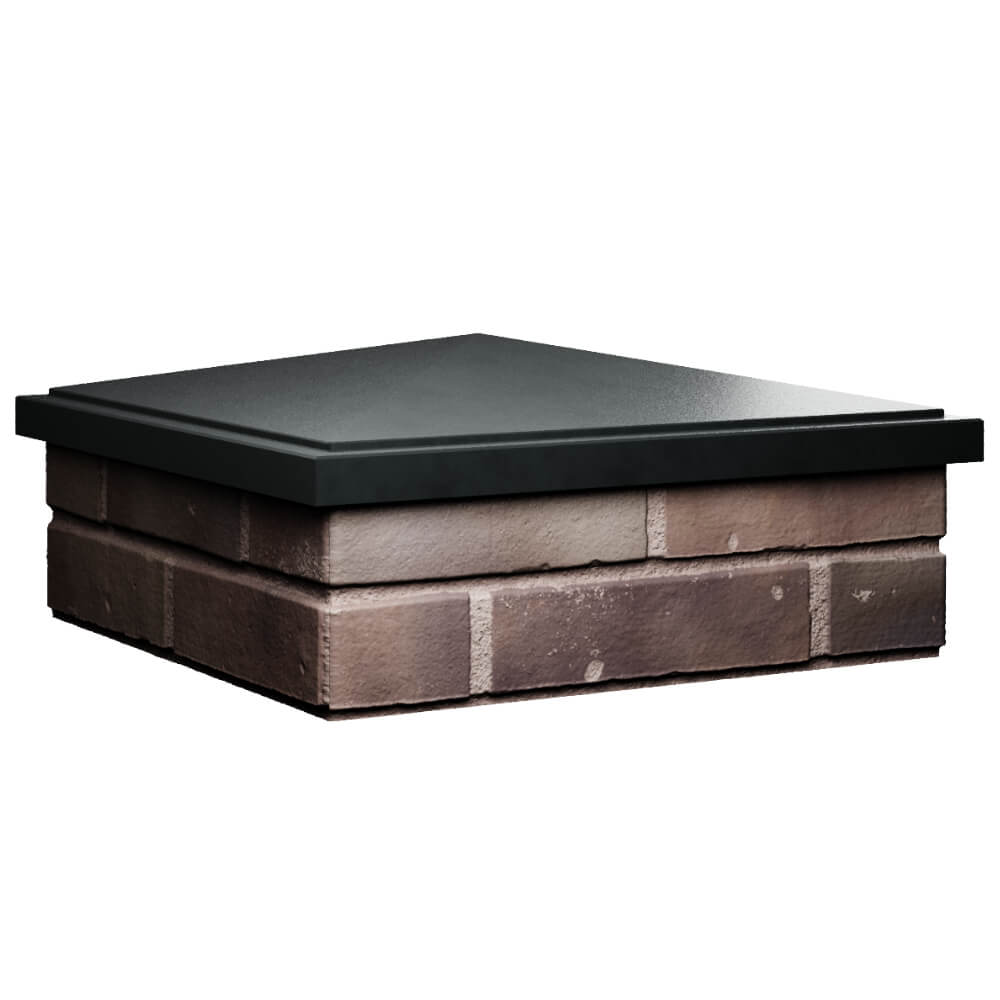 Колпак Zking БонаМоно Черный на столб 2х2 кирпича (515х515, 530х530мм) в Чите фото