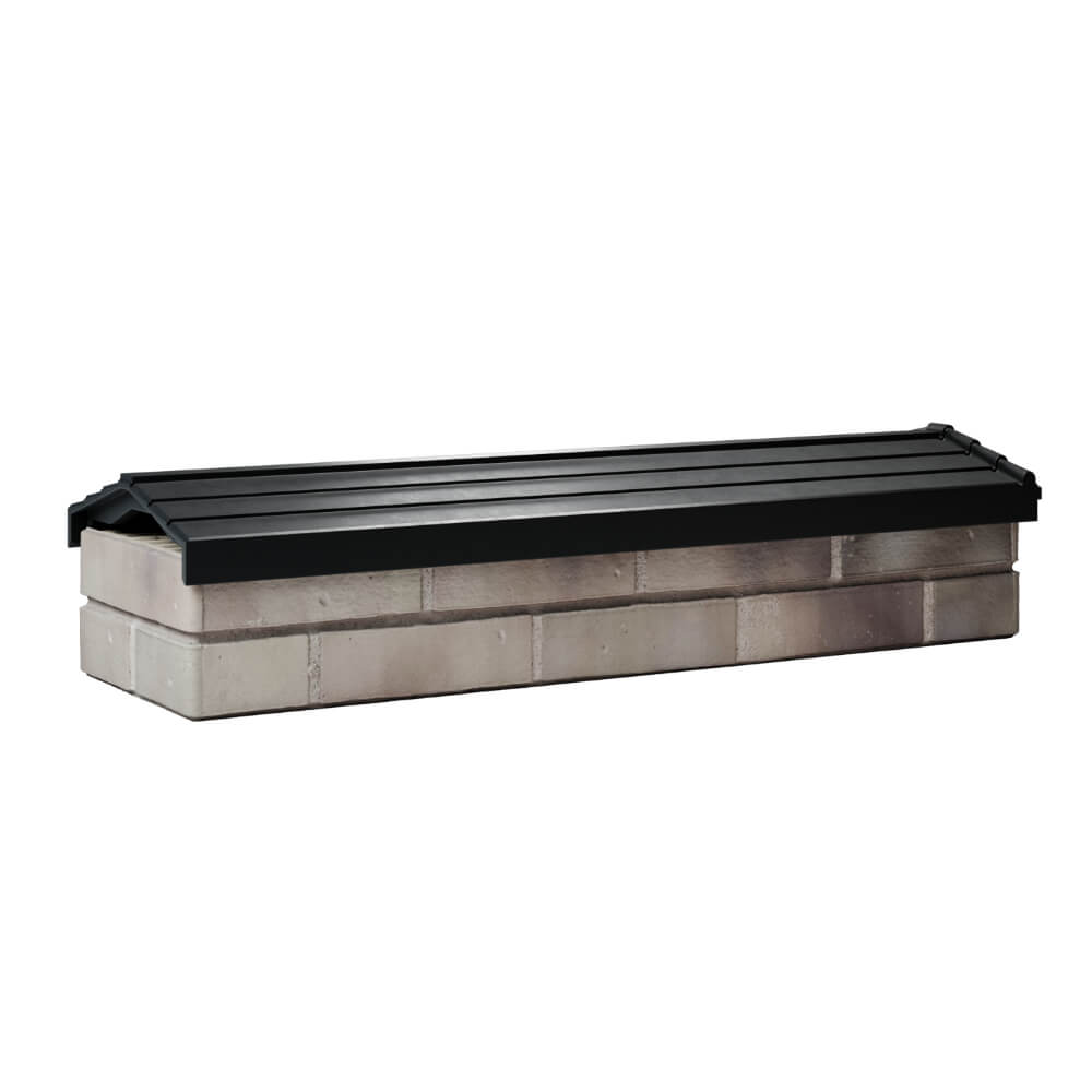 Парапет Zking Бона ХайТек Черный посадка на 0.5 кирпича (130мм) Чита фото