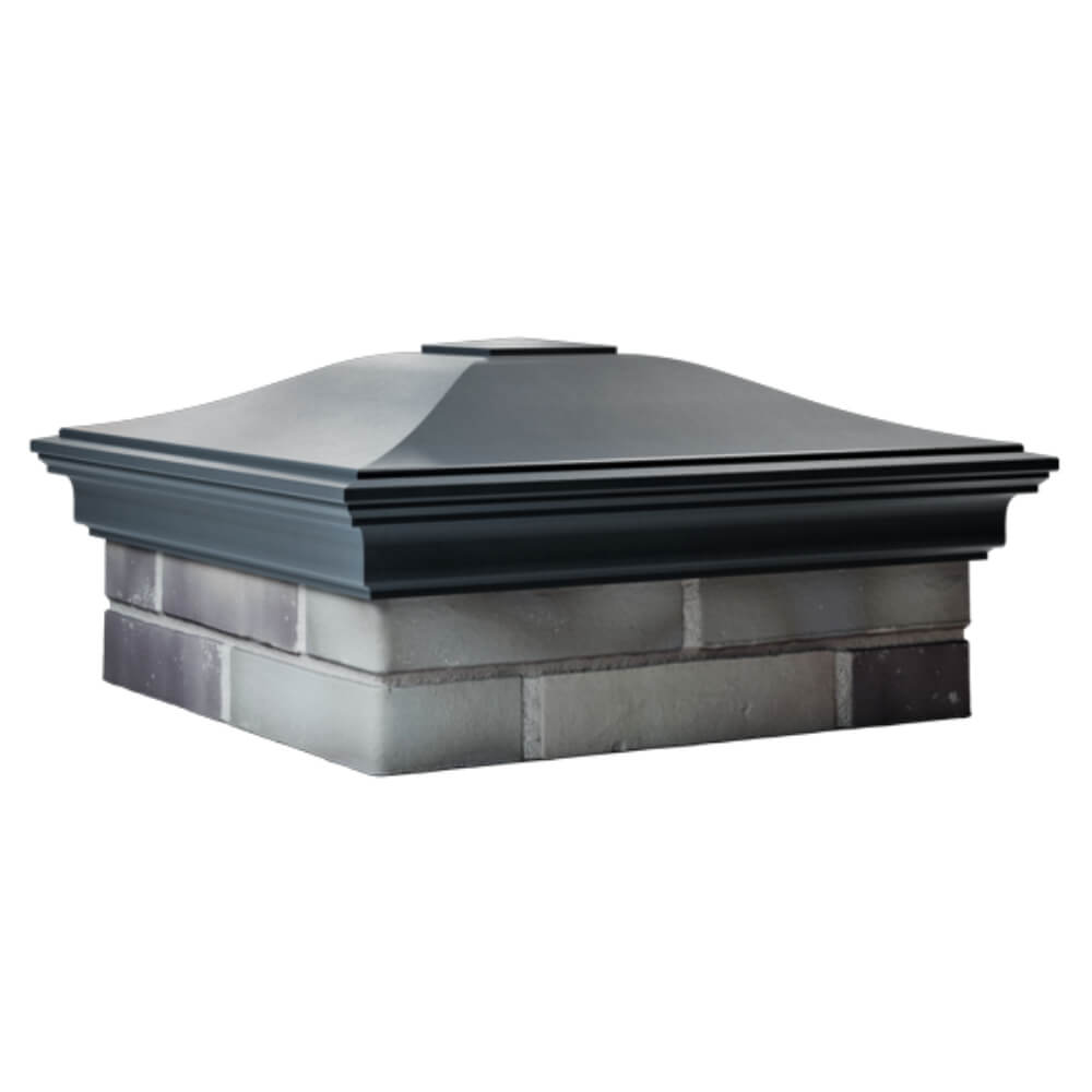 Колпак Zking Монблан Серый на столб 2х2 кирпича (515х515мм) в Чите фото