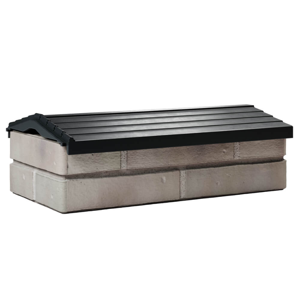 Парапет Zking Бона ХайТек Черный с посадкой на 1 кирпич (200/225/255мм) Чита фото