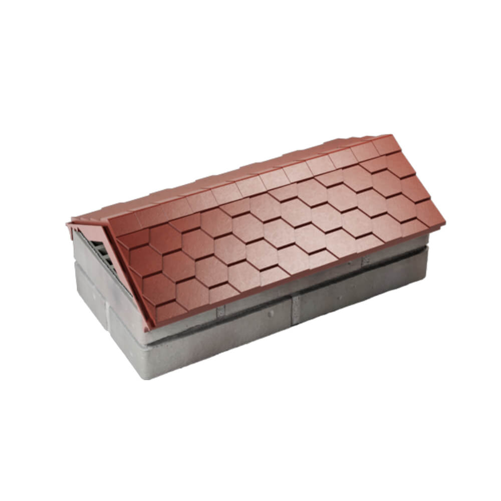 Парапет Zking Эверест Красный с посадкой на 1 кирпич (200/225/255мм) в Чите фото