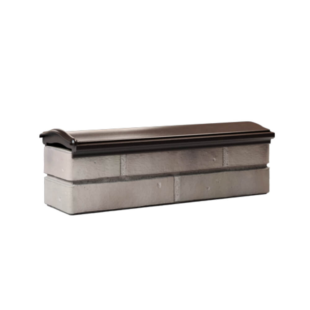 Парапет Zking Монблан Коричневый посадка на 0.5 кирпича (130мм) Чита фото