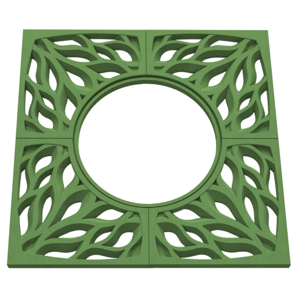 Приствольная решетка для дерева ZKING CRUST 1.2х1.2м Зеленая в Чите фото