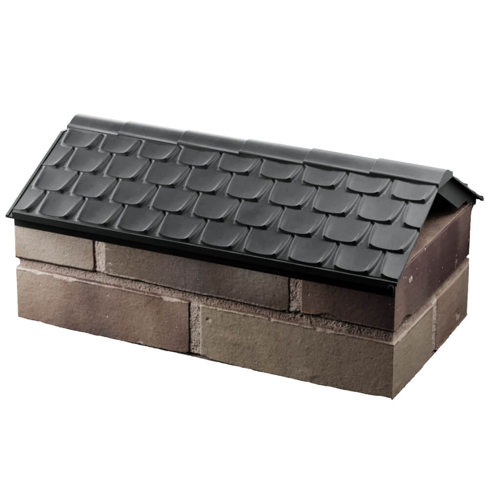 Парапет Zking Эльбрус Серый с посадкой на 1 кирпич (255мм) в Чите фото