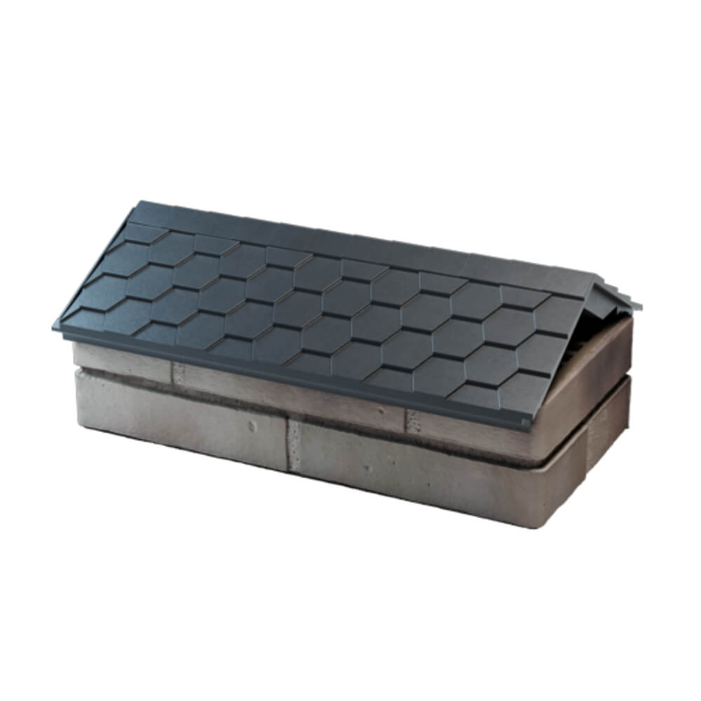 Парапет Zking Эверест Серый с посадкой на 1 кирпич (200/225/255мм) в Чите фото