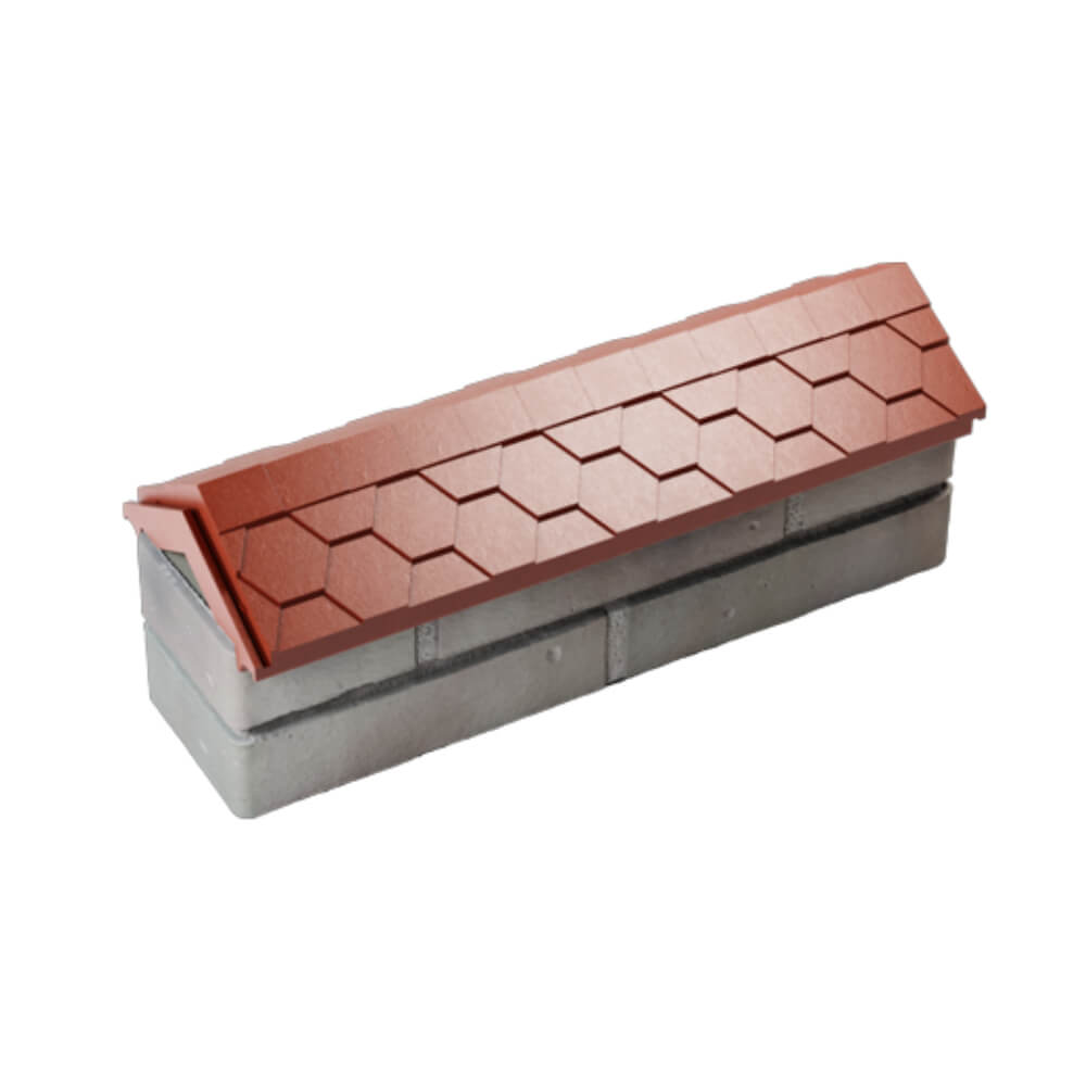 Парапет Zking Эверест Красный с посадкой на 0.5 кирпича (130мм) в Чите фото