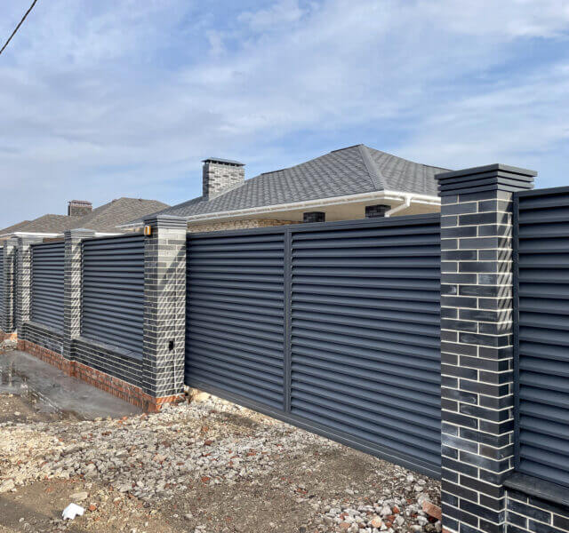 Колпак Zking Бона ХайТек Серый на столб 1.5х1.5 кирпича (385х385мм) в Чите фото