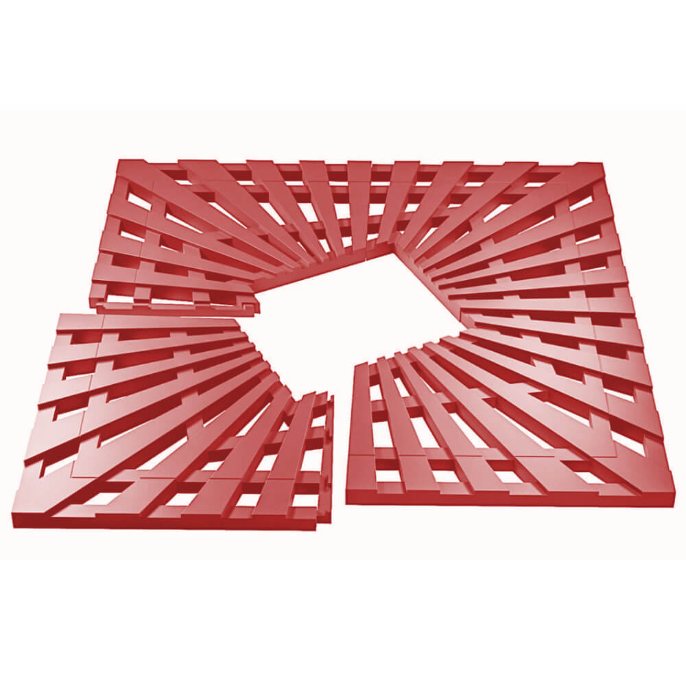 Приствольная решетка для дерева ZKING ATMOSPHERE 1.2х1.2м Красная в Чите фото