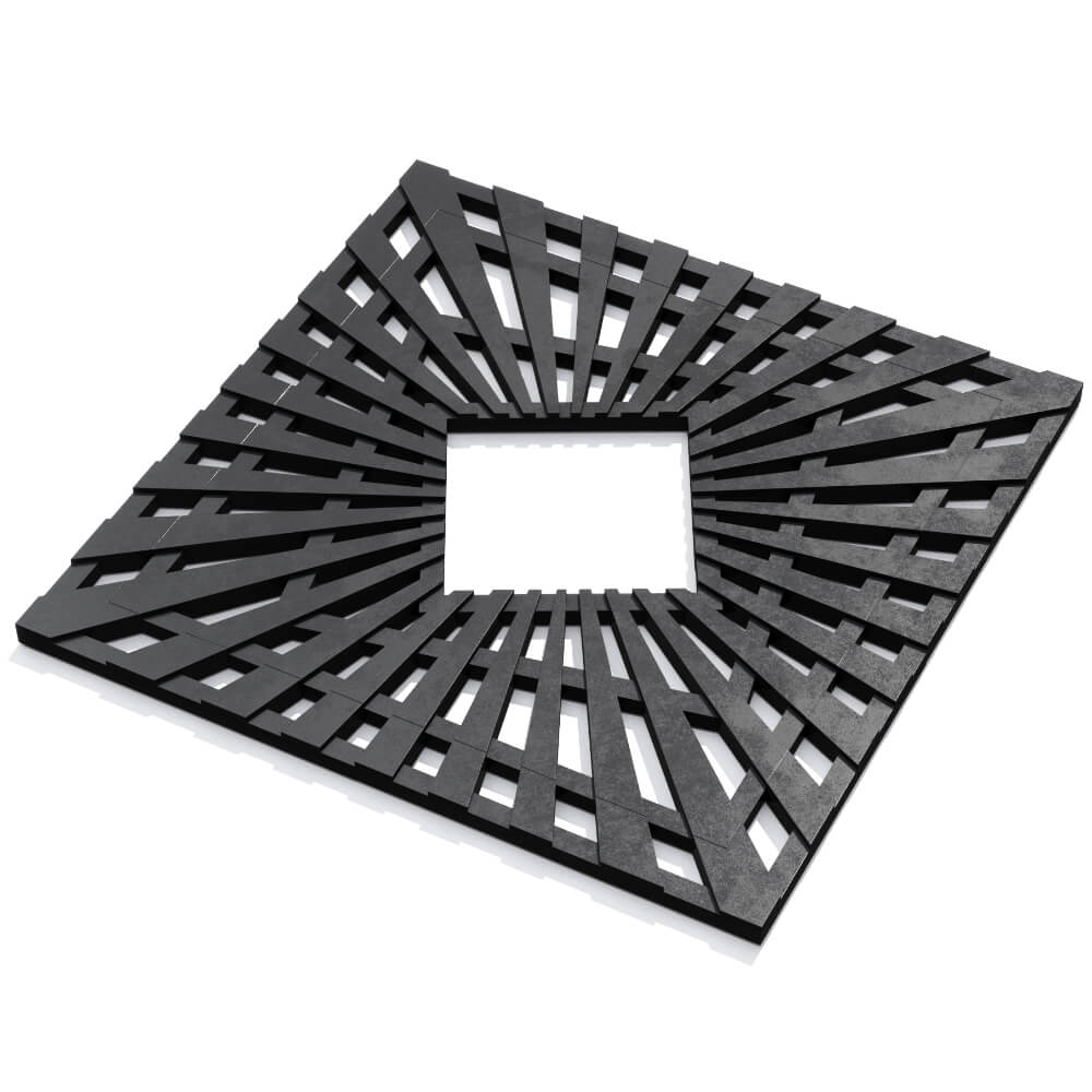 Приствольная решетка для дерева ZKING ATMOSPHERE 1.2х1.2м Черная в Чите фото