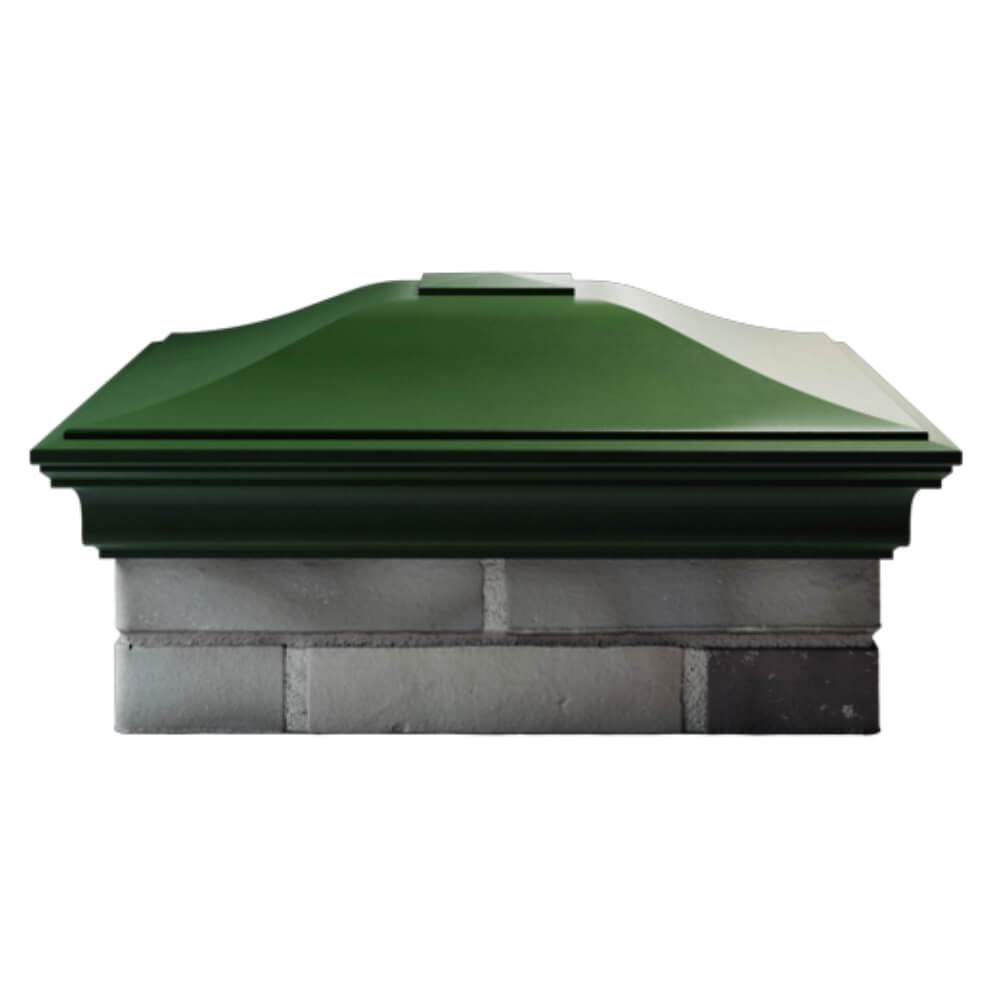 Колпак Zking Монблан Зеленый на столб 2х2 кирпича (515х515мм) в Чите фото