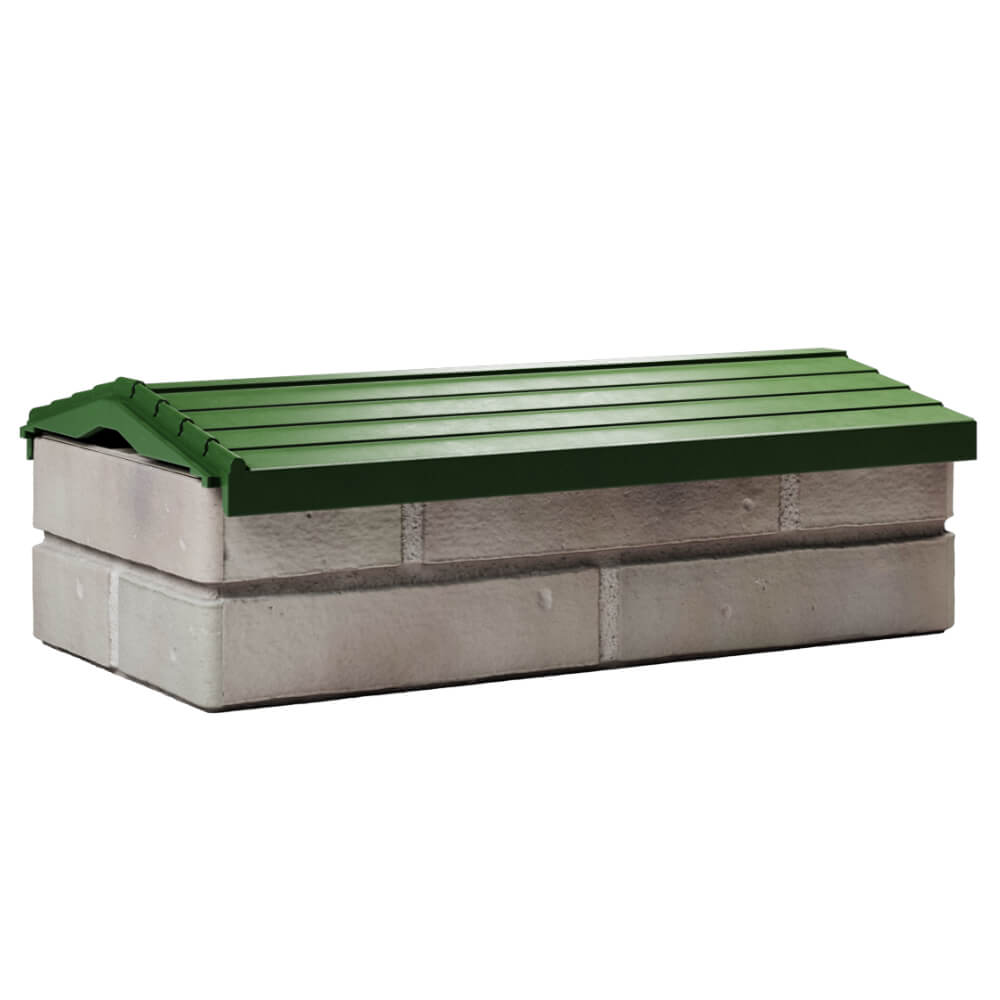 Парапет Zking Бона ХайТек Зеленый с посадкой на 1 кирпич (200/225/255мм) Чита фото