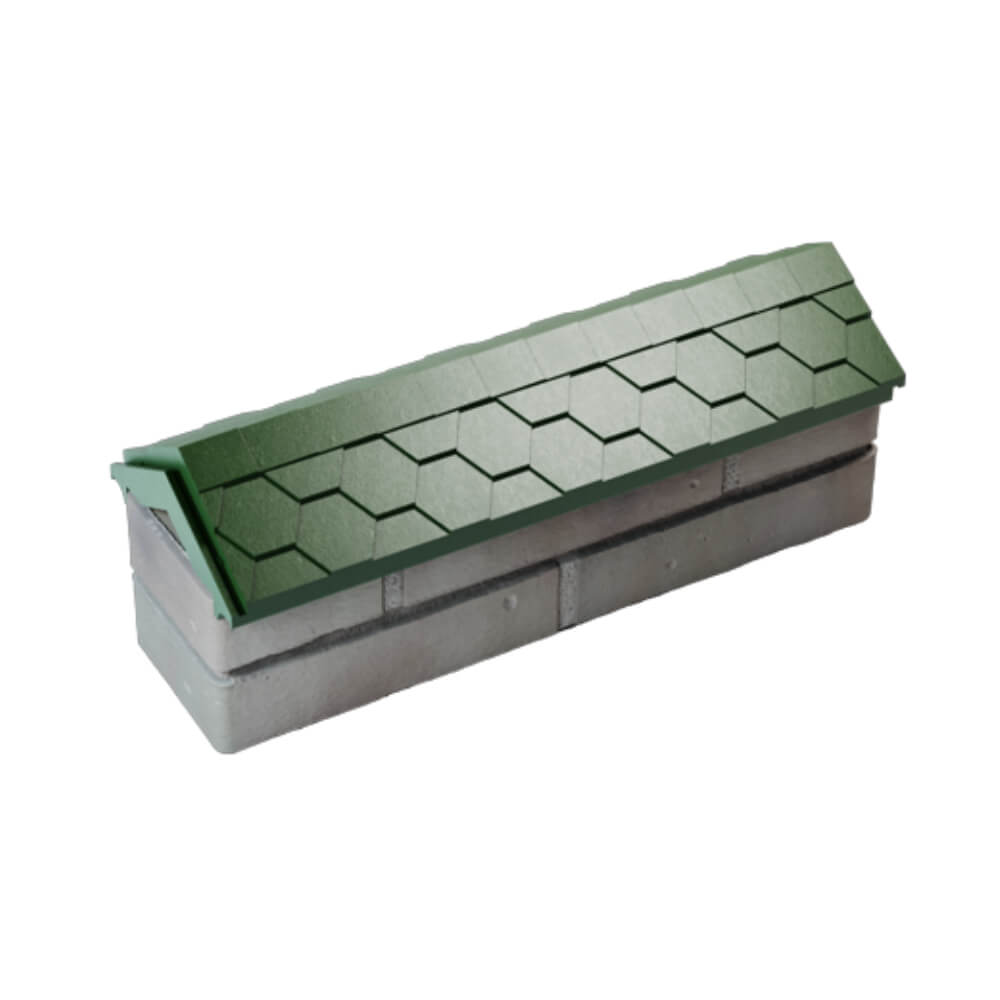 Парапет Zking Эверест Зеленый с посадкой на 0.5 кирпича (130мм) в Чите фото