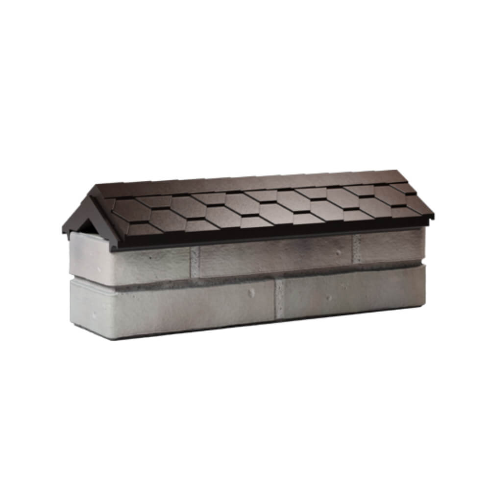 Парапет Zking Эверест Коричневый с посадкой на 0.5 кирпича (130мм) Чита фото