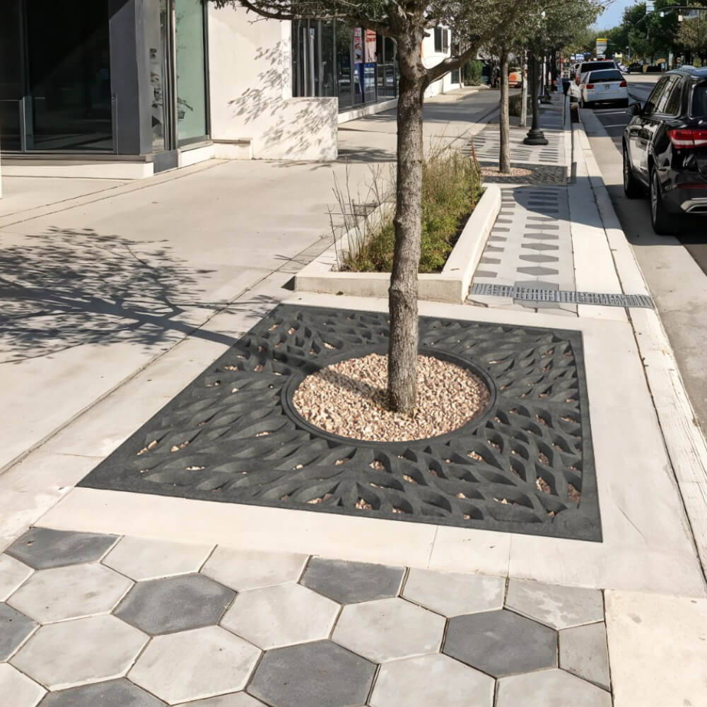 Приствольная решетка для дерева ZKING CRUST 2х2м Черная в Чите фото