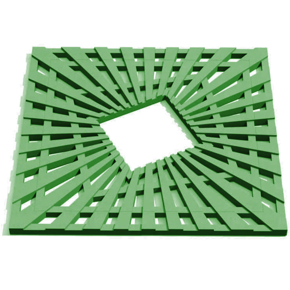 Приствольная решетка для дерева ZKING ATMOSPHERE 1.2х1.2м Зеленая Чита фото