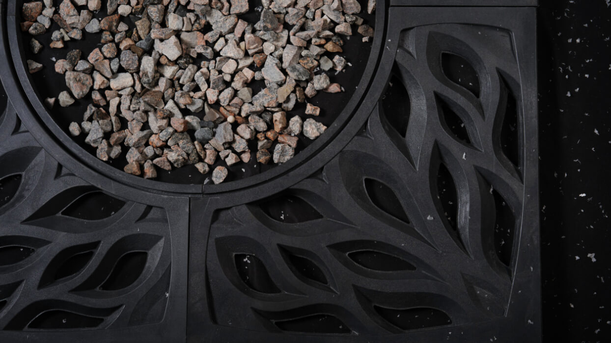 Приствольная решетка для дерева ZKING CRUST 1.2х1.2м Черная в Чите фото